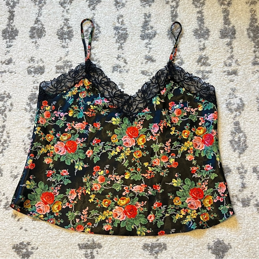 Victoria’s Secret Gold Label Floral Lace Cami